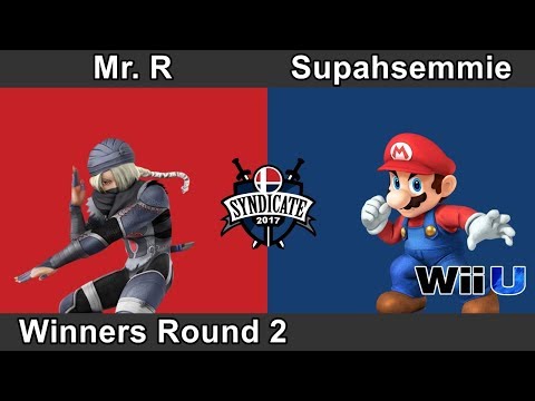 Syndicate 2017 | Mr. R (Sheik) vs Supahsemmie (Mario) | Winners Round 2