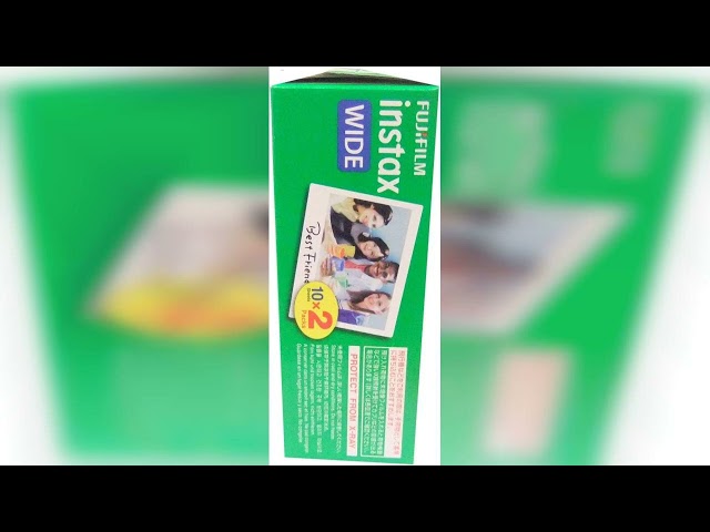 Vídeo relacionado con Fujifilm Película fotográfica instantánea 60 para cámara Instax Wide 210 200 100 300