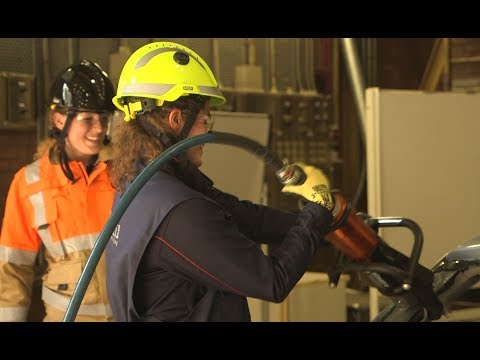 Marlinde van NS op pad met incidentenbestrijder Joëlle