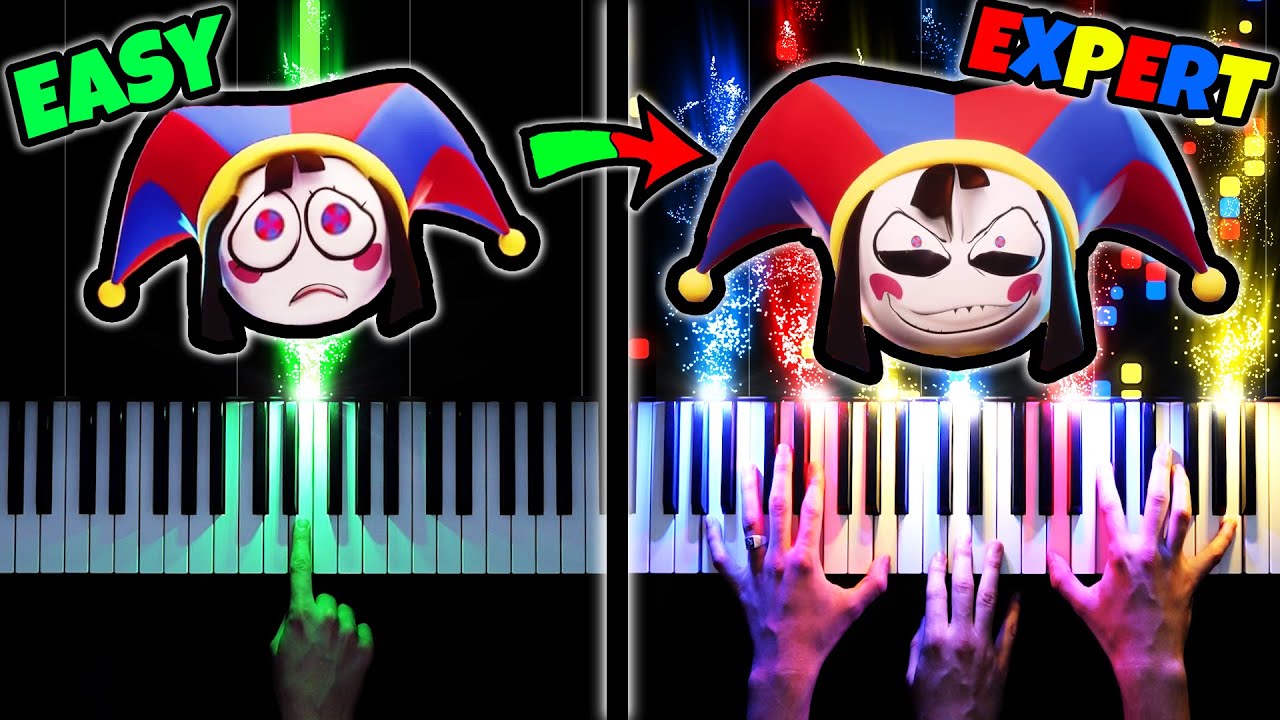 The Amazing Digital Circus Theme | EASY to EXPERT, but...