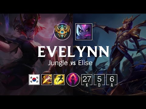 Evelynn Jungle vs Elise - KR Challenger Patch 8.23