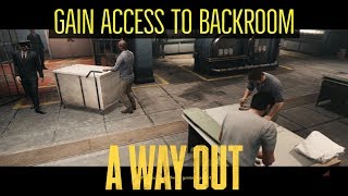 GAIN ACCESS TO BACKROOM (LAUNDRY TASK) | A Way Out Walkthrough Full Gameplay | PS4 PRO