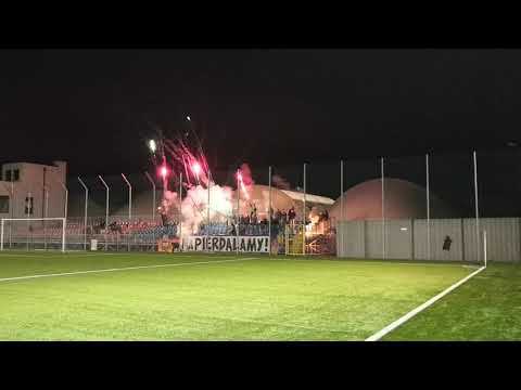 "Napierdalamy!" - Oprawa kibiców GKP Targówek na meczu z Marymontem