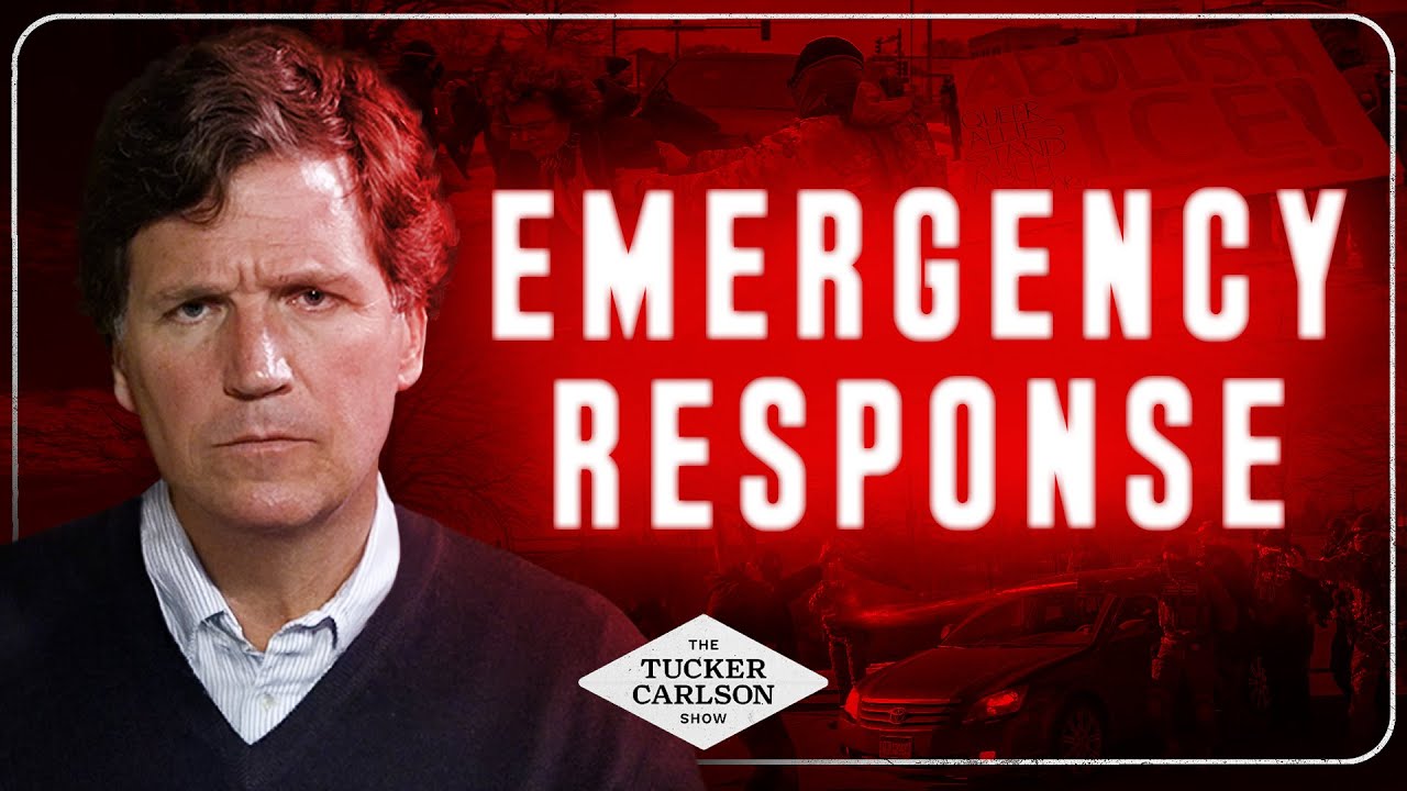 Tucker Responds to the Death of Americans in ICE Protests - YouTube video featuring the word widespread