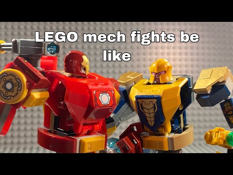 LEGO mech fights be like
