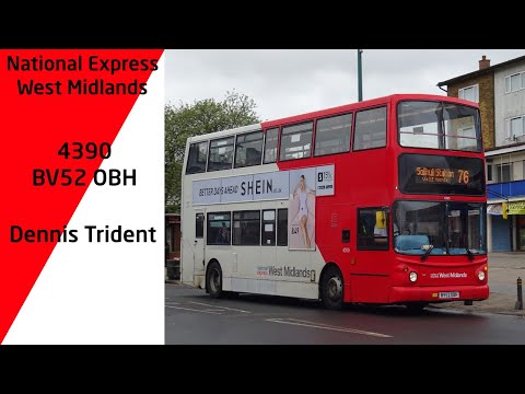 NXWM 4390 BV52 OBH Dennis Trident Voith