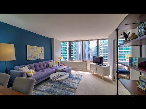 A south-facing convertible at McClurg Court in Streeterville A south-facing convertible at McClurg Court in Streeterville