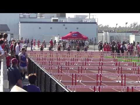 VarG 100mHH vs Troy 3-12-14 - Los Alamitos Girls