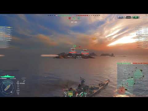 WoWs Missouri Bow Tankin'