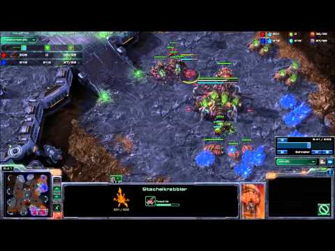 lets play Starcraft 2 ZvsZ ##01 Schneller Angriff zählt