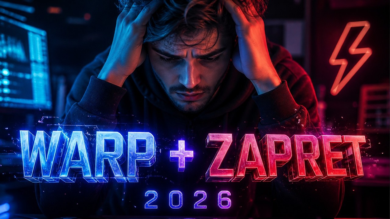 Один из обходов: связка Cloudflare WARP+ Zapret в 2026