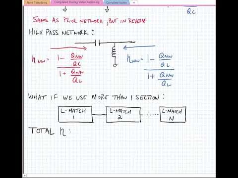 Lecture 11.2 - Losses in Passive Matching Networks Cont.