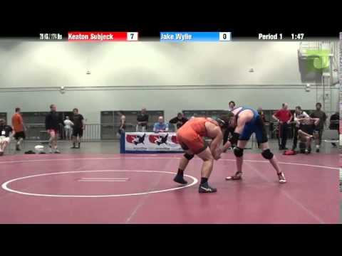 Men 79 KG / 174 lbs - Keaton Subjeck vs. Jake Wylie