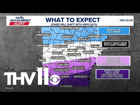 Here's what to know about the incoming winter weather in Arkansas