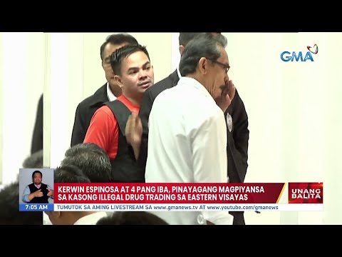 Kerwin Espinosa at 4 pang iba, pinayagang magpiyansa sa kasong illegal drug trading… UB