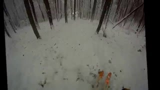 preview picture of video 'Hurricane Sandy West Virginia Powder Skiing'