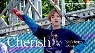 [4K] 180909 엑소 첸백시 EXO-CBX 스펙트럼 SPECTRUM Dance Music Festival - Cherish - Baekhyun 백현 Focus 직캠