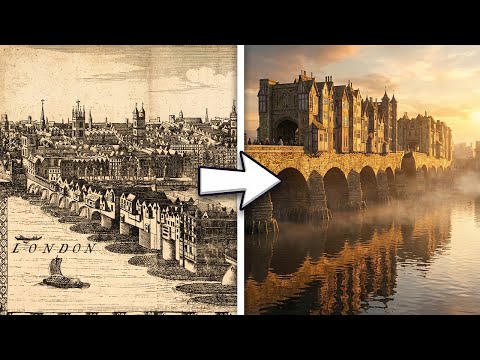 Old London Bridge: 800 Years Through Time (AI Reconstruction)