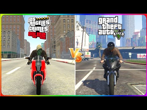 Los Angeles Crimes vs GTA 5 : A Side-by-Side Comparison