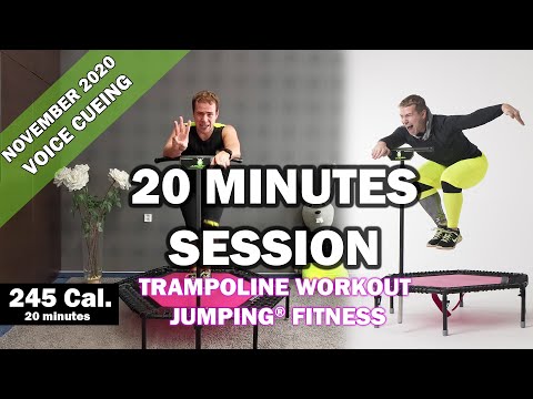 20 minutes trampoline session November 2020 - Jumping® Fitness [VOICE CUEING]