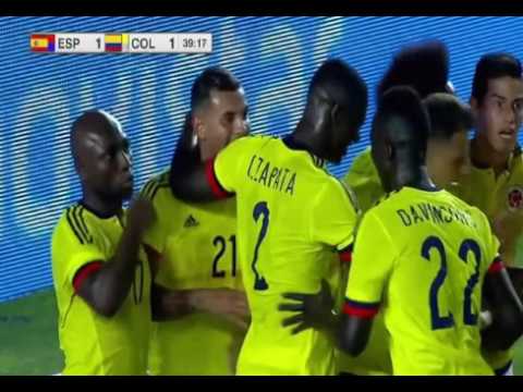 España vs Colombia (2-2) Amistoso Internacional 2017 - Murcia