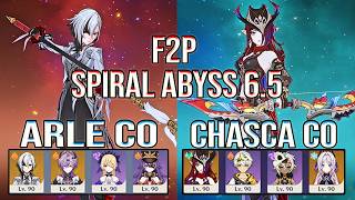 F2P Arlecchino & Chasca DESTROY Spiral Abyss 12 💀 | Genshin Impact