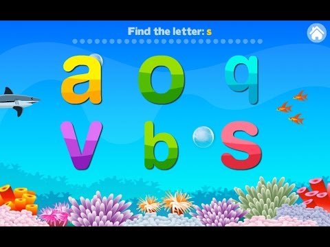 Letter Quiz Alphabet Aquarium "Education Games" Android Mental Developer Games "For Kids" - YouTube