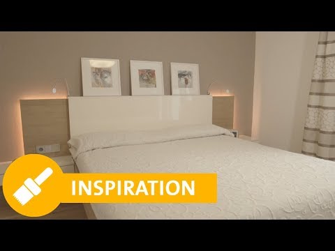 Schlafzimmer streichen: Tipps zur richtigen Farbe & Wandgestaltung