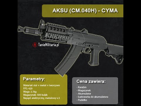 AKSU (CM.040H) FIRMY CYMA - TANIEMILITARIA.PL