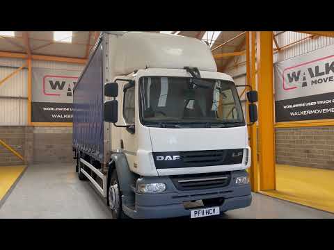 New In Stocklist For Sale: DAF LF55 4X2, 18 TONNE CURTAINSIDER – 2011 – PF11 HCV