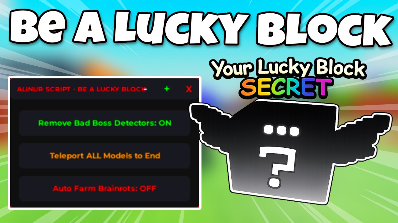 BEST Be a Lucky Block Script (NO KEY) 2026 🔥 NEW OP Auto Farm + Remove Detectors + TP All Models