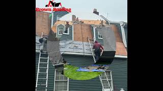 Watch video: Team Carlos at Work on this Shelton, CT Roof...