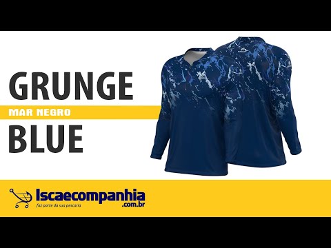 Vídeo Camiseta Mar Negro 30145 - Grunge Blue FPS 50+