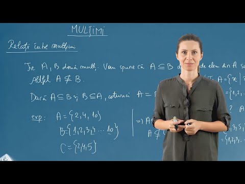 Mulțimi; mulțimea numerelor naturale; Relații între mulțimi  - Matematică - Clasa a VI-a