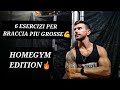 6 ESERCIZI PER BRACCIA PIU GRANDI E DEFINITE BICIPITI TRICIPITI HOMEGYM EDITION ARMS WORKOUT