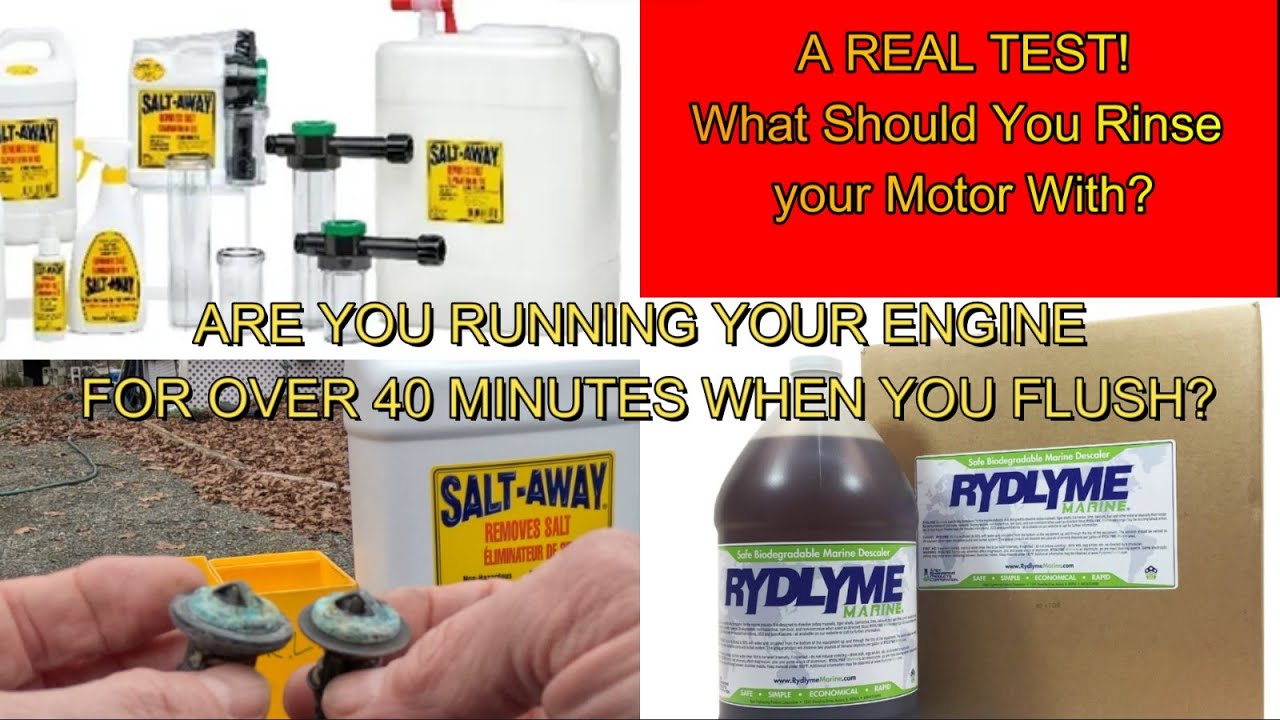 EP1 RYDLYME VS SALT-AWAY which one should you flush your motor with? NW fishing tips shows you how.