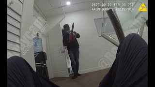 Panicked Officer vs Man With Chainsaw.