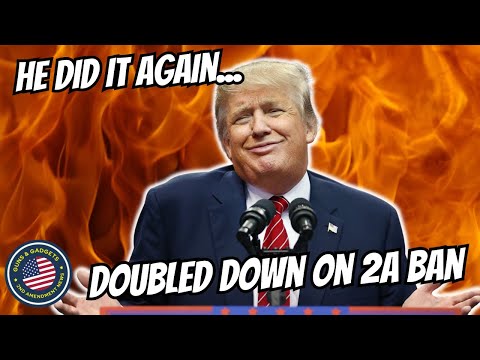 He Did It Again...Doubled Down On His Anti-2A Actions