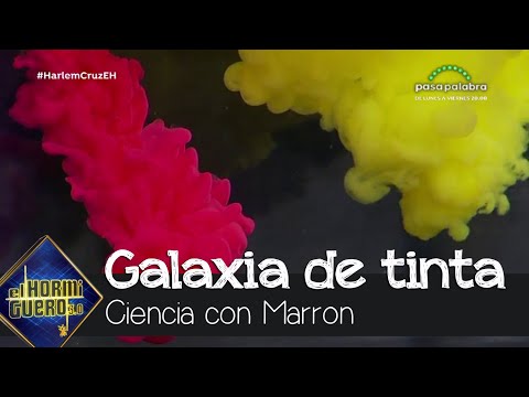 Marron logra crear una galaxia de tinta - El Hormiguero 3.0
