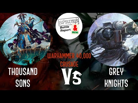 Warhammer 40k 9th Edition Battle Report - Grey Knights VS Thousand Sons - New Codexes!