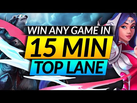 How to WIN ANY GAME in 15 MINUTES: Challenger Reveals The SECRETS of TOP Lane - LoL Pro Guide