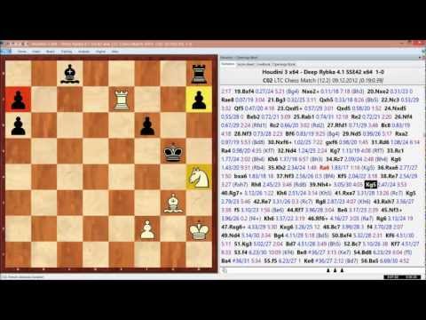 Houdini 3 x64 - Deep Rybka 4.1 x64, LTC Chess Match, Game 46 of 96