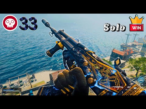 33 kill solo rebirth island warzone victory gameplay pc