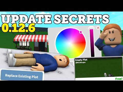 ALL of the SECRETS in the NEW 0.12.6 BLOXBURG Update!