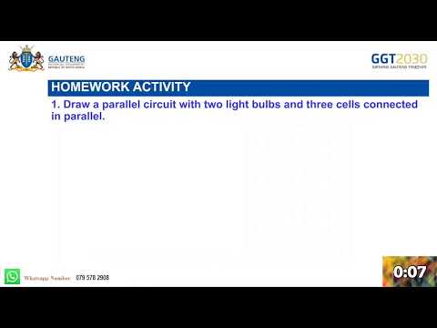 NATURAL SCIENCES GRADE 9 : PARALLEL CIRCUITS