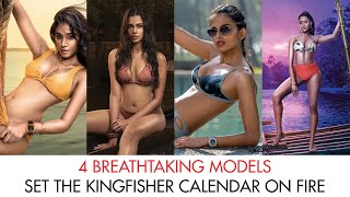 4 Breath-taking Models Set The Kingfisher Calendar