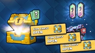 OPENING THE LAST EVER CLAN CHESTS IN CLASH ROYALE!!