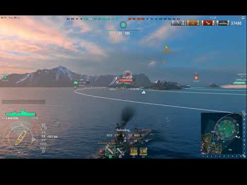 2017-09-07 World of Warships: MISSOURI hard fight with CONQUEROR