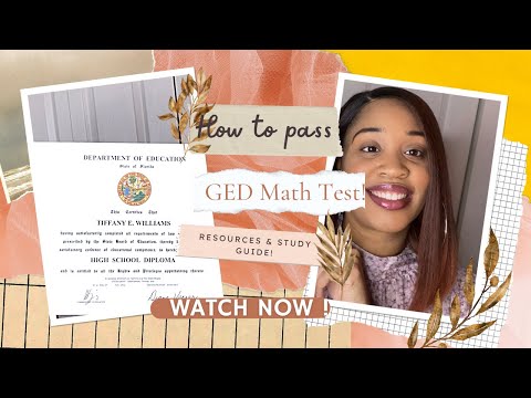 This is how I passed my Ged Math Test! Resources + Study Guide (Part One)