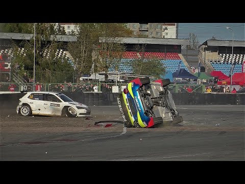 Latvian-Lithuanian Rallycross Championship 2023 1.Stage Rīga (Crashes & Mistakes)